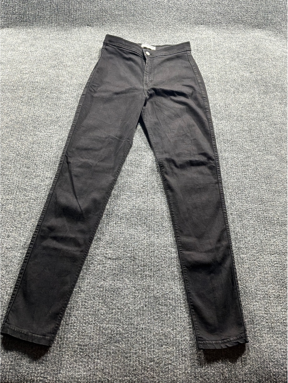 American Apparel Black Skinny Jeans Size L Made in USA